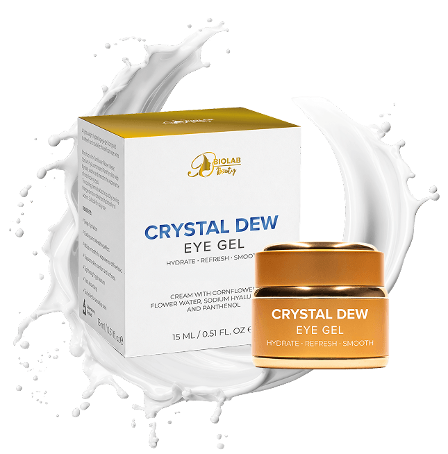 Crystal Dew Eye Gel – emballage du produit