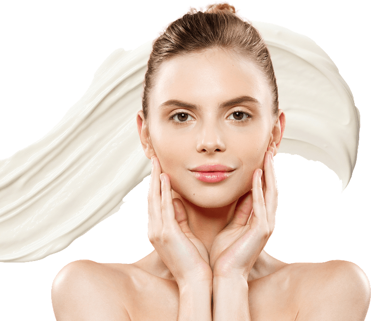 Femme appliquant la crème régénérante Neocell